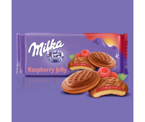 Keksit MILKA ChocoJaffa vadelma 147g