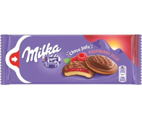 Keksit MILKA ChocoJaffa vadelma 147g