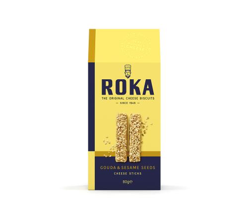 Keksejä suolaisia ​​ROKA-juustokeksejä Gouda-juustolla 70g