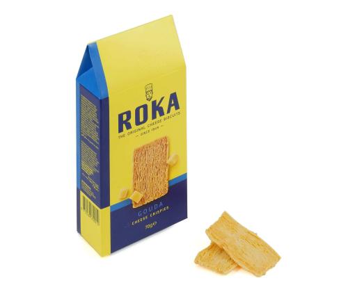 Keksejä suolaisia ​​ROKA-juustokeksejä Gouda-juustolla 70g