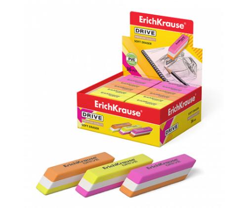 Pyyhekumi Erich Krause Drive  57x15x13mm värillinen