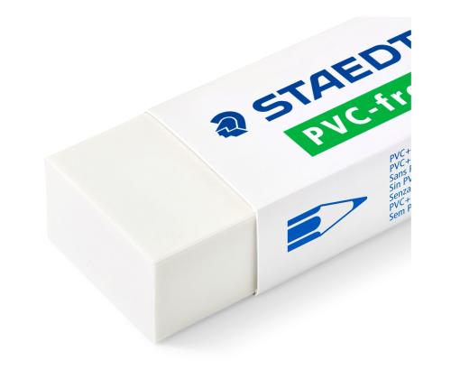 Pyyhekumi STAEDTLER PVC-vapaa (23x65x13mm)