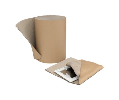 Aaltopahvi rullassa, 180 gsm, 0,5x100 m.