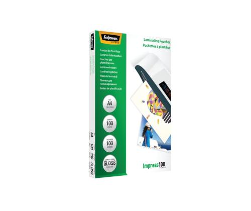 Laminointitasku A4 100mic 100 kpl /pkt Fellowes