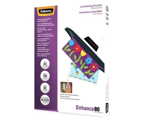 Laminointikalvoliima A3 80mic 100 arkkia FELLOWES