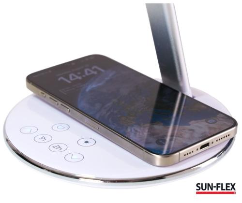 Pöytävalaisin SUN-FLEX Qlite LED 5W valkoinen