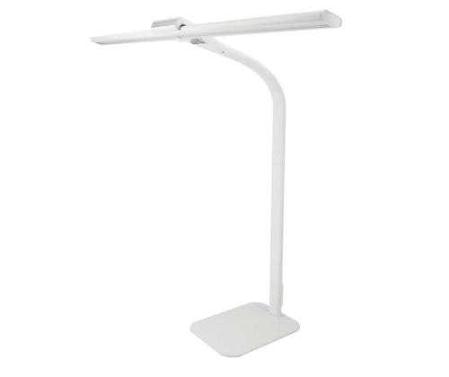 Pöytävalaisin UNILUX Strata Base valkoinen, 2800-6300K, 66cm lampun pää, USB-portti