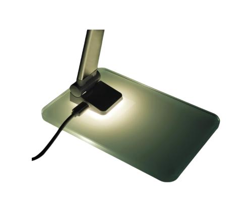 Pöytävalaisin UNILUX Poppy, 5W, lasijalustalla, 3000-6000K