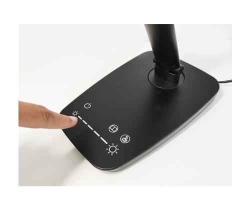 Pöytävalaisin UNILUX Twist LED, K-43cm, 2700/6000K, 1558lm, musta