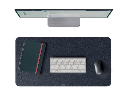 LEITZ Deskmat huopa 36x70cm tummanharmaa