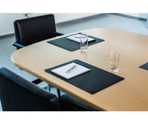 Kirjoitusalusta 50x65cm musta kalvolla Durable