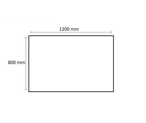 Pöytälevy 1200x800mm valkoinen