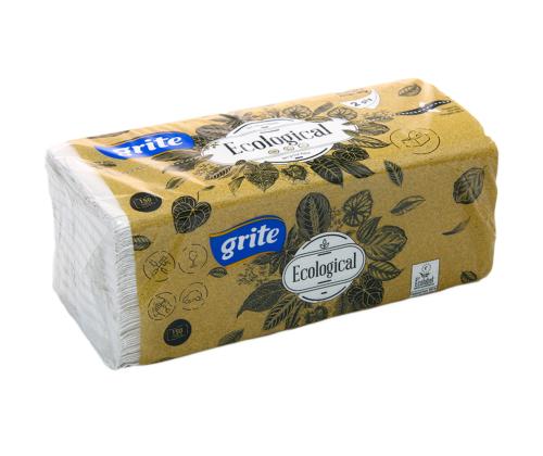 Листовое полотенце 2-х слойное, GRITE Ecological, 150 шт.