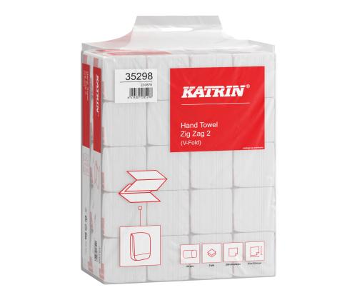 Paperipyyhe 2-kerroksinen KATRIN NonStop Handy, V-taitto, 22,4x23cm, 200 arkkia (35298)