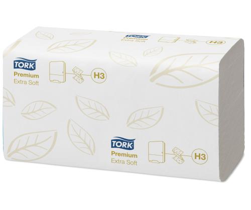 TORK Extra Soft Singlefold H3 2-kerroksinen arkki 22,6 x 23 cm 200 arkkia (100278)