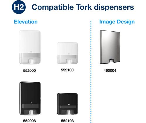 Paperipyyhe 2-kerroksinen TORK Interfold Compressed Z-fold,, 24x21,2cm 225 arkkia (100889)
