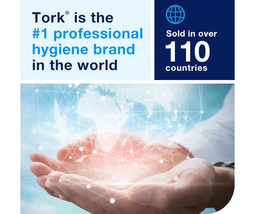 Paperipyyhe 2-kerroksinen TORK Interfold Compressed Z-fold,, 24x21,2cm 225 arkkia (100889)