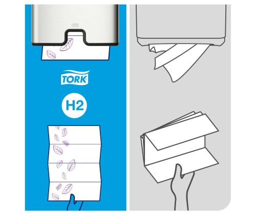 Lakanapyyhe 2-kerroksinen TORK Premium Extra Soft H2, 21x34cm 100 arkkia (100297)