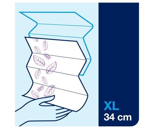 Lakanapyyhe 2-kerroksinen TORK Premium Extra Soft H2, 21x34cm 100 arkkia (100297)