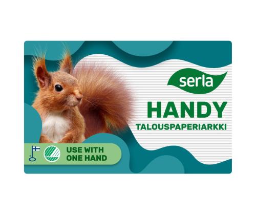 Lakanapyyhkeet 2-kerroksiset SERLA 135 kpl