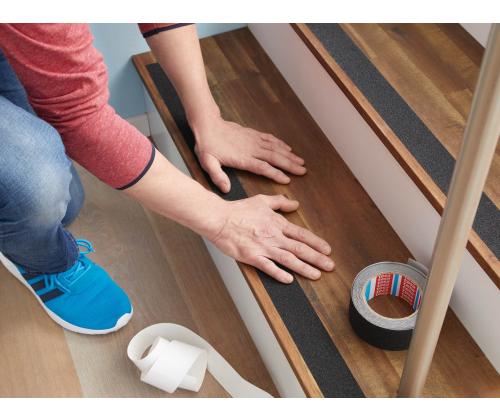 Teippi TESA liukueste 25mm x 5m, Liukumaton väritön