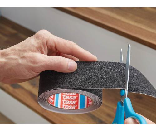 Teippi TESA liukueste 25mm x 5m, Liukumaton väritön