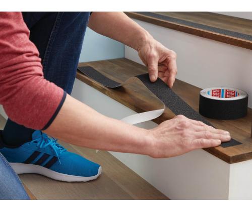 Teippi TESA liukueste 25mm x 5m, Liukumaton väritön