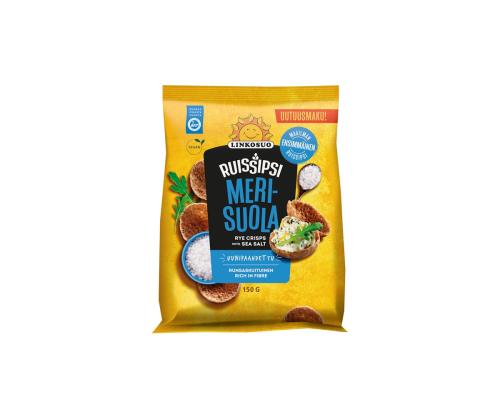 LINKOSUO Ruislastut merisuolalla 150g (vegaaninen)