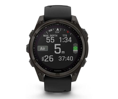 ÄLYKELLO FENIX 8 SAPP. SOLAR/MUSTA/HARMAA 010-02906-11 GARMIN