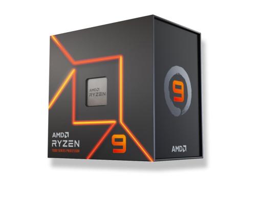 Suoritin AMD Desktop Ryzen 9 R9-7900X 4700 MHz Ytimet 12 64MB Socket SAM5 170 wattia GPU Radeon BOX 100...