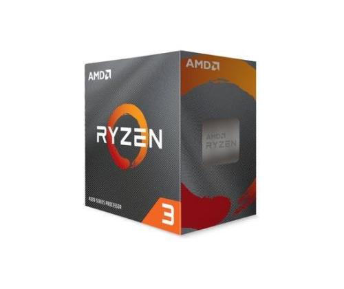 Prosessori AMD Desktop Ryzen 3 4100 Renoir 3800 MHz ytimet 4 2MB kanta SAM4 65 wattia BOX 100-100000510BOX