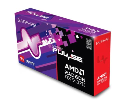 VGA PCIE16 RX9070 16GB GDDR6/PULSE 11349-03-20G SAFIIRI VGA PCIE16 RX9070 16GB GDDR6/PULSE 11349-03-20G SAPPHIRE