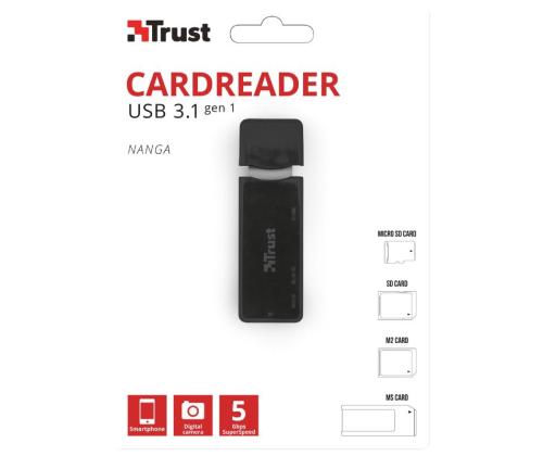 Muistikortinlukija FLASH USB3.1 NANGA 21935 TRUST