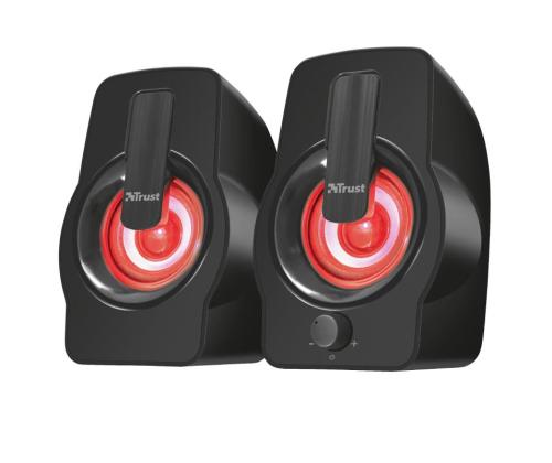 Kaiutin TRUST Gemi RGB PMPO 12 Watts 1xAudio-In Black 22948
