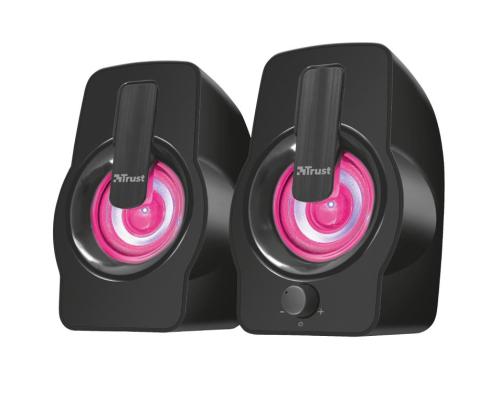 Kaiutin TRUST Gemi RGB PMPO 12 Watts 1xAudio-In Black 22948
