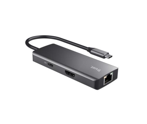 USB-C-sovitin DALYX 6-IN-1 24968 TRUST