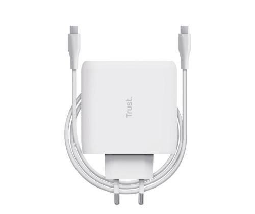 MOBIILILATURI SEINÄ MAXO 100W/USB-C WHITE 25140 TRUST