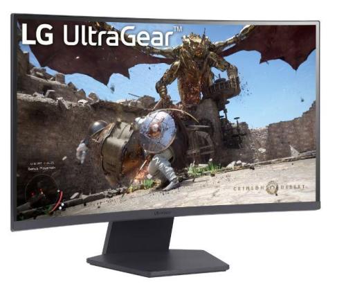 LCD-monitori LG 27GS60QC-B 27" Gaming/Curved Panel VA 2560x1440 16:9 180 Hz Matte 1 ms Tilt Colour&hellip. näyttö;