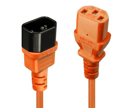 KAAPELI TEHO IEC JATKO 0.5M/ORANSSI 30473 LINDY LINDY