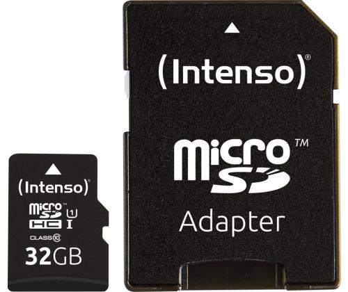 MUISTI MICRO SDHC 32GB UHS-I/W/ADAPTERI 3423480 INTENSO