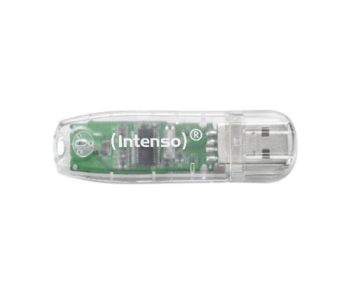 MUISTITIKKU FLASH USB2 32GB/TRANSPARENT 3502480 INTENSO