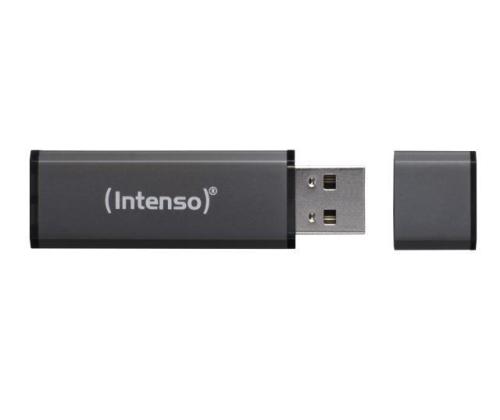 MUISTIASEMA FLASH USB2 64GB/ANTHRACITE 3521491 INTENSO