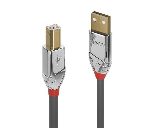 Kaapeli USB2 AB 3M kromi 36643 LINDY