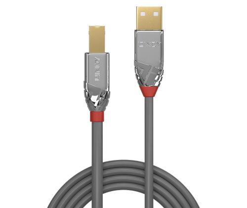 Kaapeli USB2 AB 3M kromi 36643 LINDY