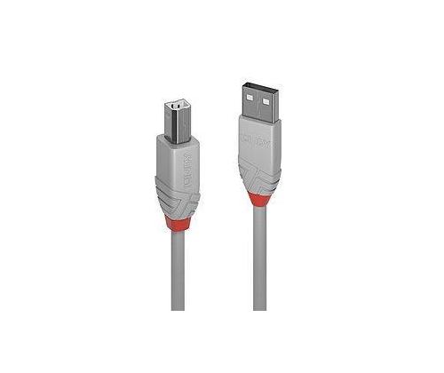 KAAPELI USB2 AB 5M/ANTHRA GREY 36685 LINDY