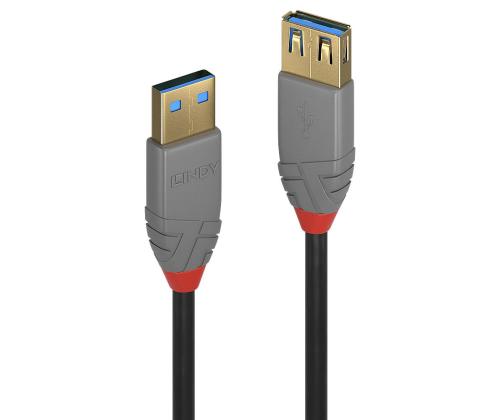 KAAPELI USB3.2 JATKEMINEN 2M/ANTHRA 36762 LINDY