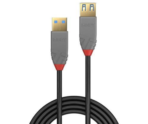 KAAPELI USB3.2 JATKEMINEN 2M/ANTHRA 36762 LINDY