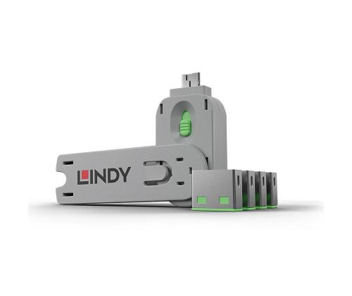 USB-PORTIN ESTO 4KPL/VIHREÄ 40451 LINDY