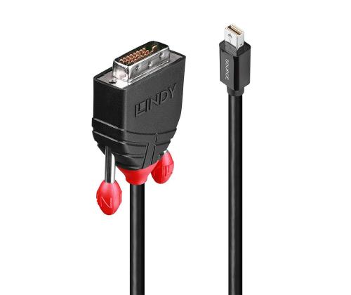 KAAPELI MINI DP JA DVI 3M/MUSTA 41953 LINDY