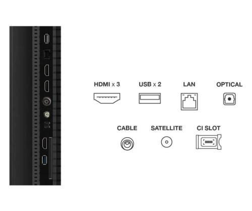 Televisio TCL 50 " 4K Ultra HD 3840 x 2160 pikseliä Flat 16:9 QLED 50T69C